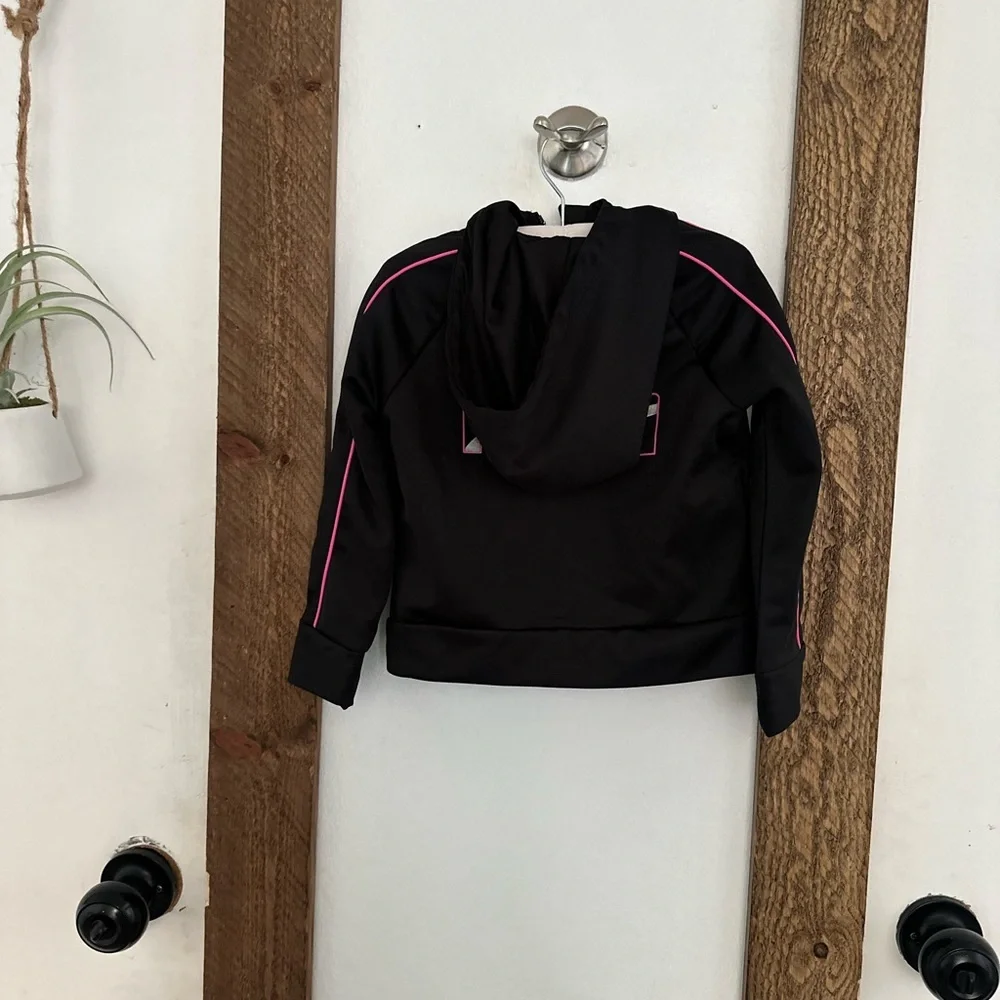 Puma 3T Toddler Girl Black Pink Silky Track Hooded Zip Jacket
Euc - Picture 8 of 8